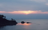夕日の加佐岬
